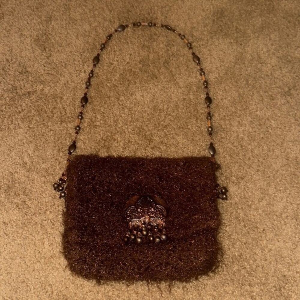 Knot by Chance Carol Kay Retired Fiber Artist 2010 Beaded Embellished Handbag